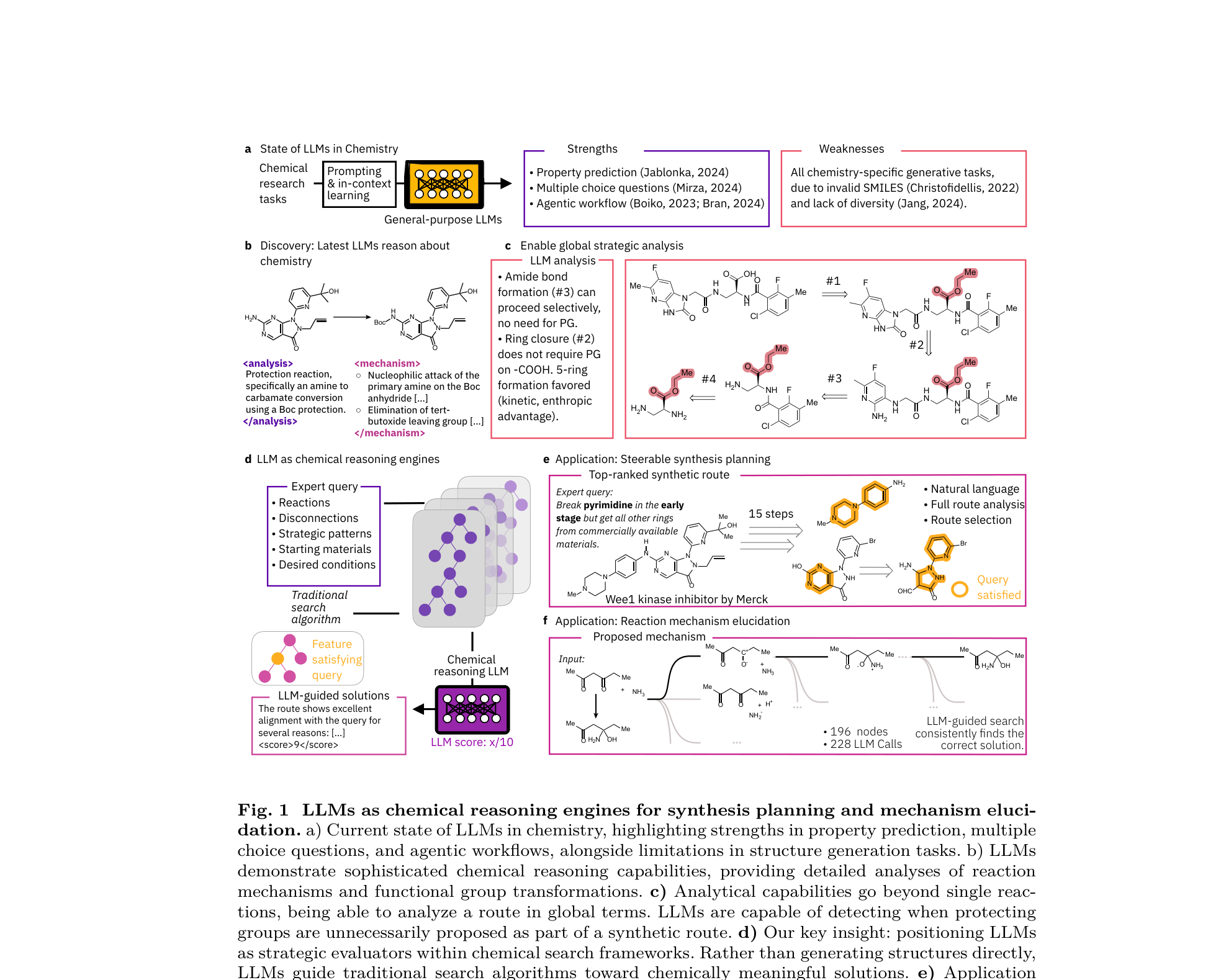 Chemical Reasoning in LLMs